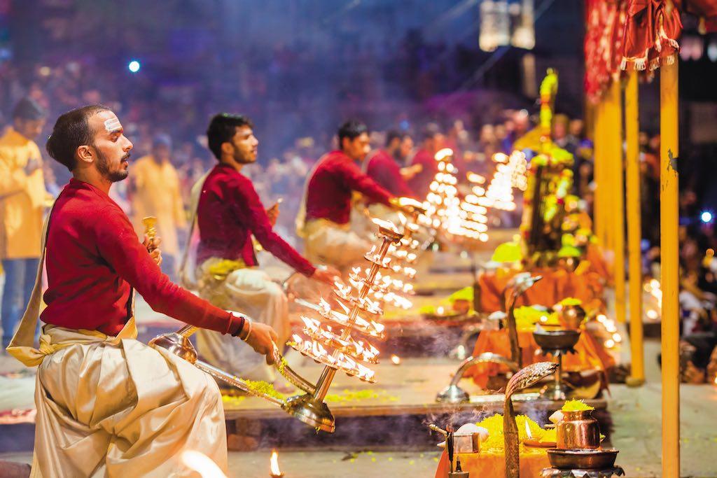Ganga Aarti at Triveni Ghat